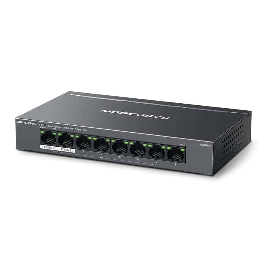 Mercusys MS108GP 8-Port Desktop PoE+ Network Switch